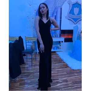 Black Velvet Dress